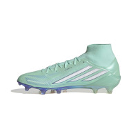 adidas F50 Sparkfusion Elite Mid Gras / Kunstgras Voetbalschoenen (MG) Dames Mintgroen Wit Blauw