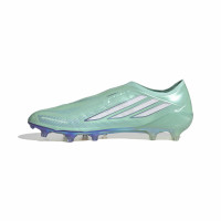 adidas F50 Sparkfusion Elite Veterloze Gras / Kunstgras Voetbalschoenen (MG) Dames Mintgroen Wit Blauw