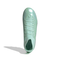 adidas F50 Sparkfusion Pro Mid Gras / Kunstgras Voetbalschoenen (MG) Dames Mintgroen Wit Blauw