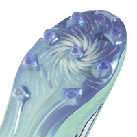 adidas F50 Sparkfusion Pro Mid Gras / Kunstgras Voetbalschoenen (MG) Dames Mintgroen Wit Blauw