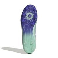 adidas F50 Sparkfusion League Gras / Kunstgras Voetbalschoenen (MG) Dames Mintgroen Wit Blauw