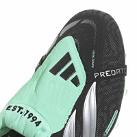adidas Predator Elite FT Kunstgras Voetbalschoenen (AG) Zwart Zilver Mintgroen