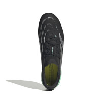 adidas Predator League Gazon Naturel Chaussures de Foot (FG) Noir Gris Argenté Vert Menthe