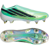 adidas F50 Hyperfast Elite Sans Lacets Crampons Vissés Chaussures de Foot (SG) Vert Menthe Noir Blanc