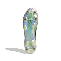 adidas F50 Hyperfast Elite Sans Lacets Crampons Vissés Chaussures de Foot (SG) Vert Menthe Noir Blanc