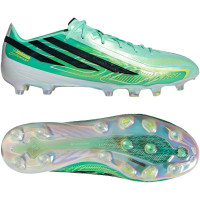 adidas F50 Hyperfast Elite Kunstgras Voetbalschoenen (AG) Mintgroen Zwart Wit