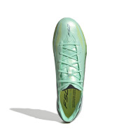 adidas F50 Hyperfast Elite Kunstgras Voetbalschoenen (AG) Mintgroen Zwart Wit