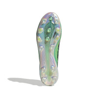 adidas F50 Hyperfast Elite Kunstgras Voetbalschoenen (AG) Mintgroen Zwart Wit