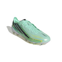 adidas F50 Hyperfast Elite Kunstgras Voetbalschoenen (AG) Mintgroen Zwart Wit