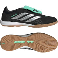 adidas Predator League FT Zaalvoetbalschoenen (IN) Zwart Zilver Mintgroen