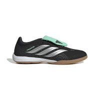 adidas Predator League FT Zaalvoetbalschoenen (IN) Zwart Zilver Mintgroen