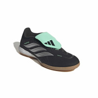 adidas Predator League FT Zaalvoetbalschoenen (IN) Zwart Zilver Mintgroen