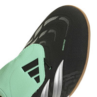 adidas Predator League FT Zaalvoetbalschoenen (IN) Zwart Zilver Mintgroen