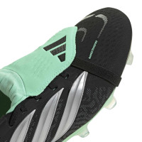 adidas Predator Pro FT Gras Voetbalschoenen (FG) Zwart Zilver Mintgroen