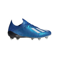 adidas X 19.1 Ijzeren Nop Voetbalschoenen (SG) Blauw Wit Zwart