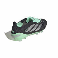 adidas Predator Elite FT Gras Voetbalschoenen (FG) Zwart Zilver Mintgroen