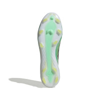 adidas F50 Hyperfast Pro Veterloze Gras Voetbalschoenen (FG) Mintgroen Zwart Wit