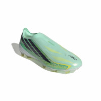 adidas F50 Hyperfast Pro Veterloze Gras Voetbalschoenen (FG) Mintgroen Zwart Wit