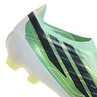 adidas F50 Hyperfast Pro Veterloze Gras Voetbalschoenen (FG) Mintgroen Zwart Wit