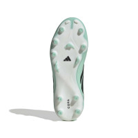 adidas Copa Pure IV Elite Gras Voetbalschoenen (FG) Kids Mintgroen Zwart Wit