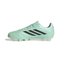 adidas Copa Pure IV Club Gras / Kunstgras Voetbalschoenen (MG) Kids Mintgroen Zwart Wit