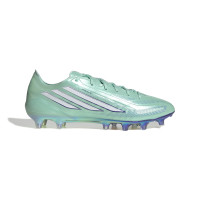 adidas F50 Sparkfusion Elite Gras / Kunstgras Voetbalschoenen (MG) Dames Mintgroen Wit Blauw
