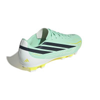 adidas F50 Club Gazon Naturel Gazon Artificiel Chaussures de Foot (MG) Vert Menthe Noir Blanc