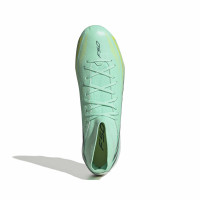 adidas F50 Hyperfast League Mid Gazon Naturel Chaussures de Foot (FG) Vert Menthe Noir Blanc