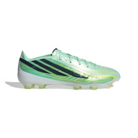 adidas F50 Hyperfast Pro Gras Voetbalschoenen (FG) Mintgroen Zwart Wit