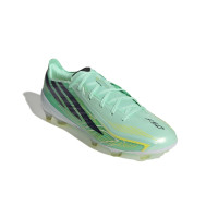 adidas F50 Hyperfast Pro Gras Voetbalschoenen (FG) Mintgroen Zwart Wit