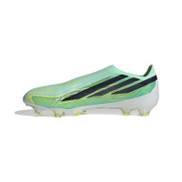 adidas F50 Hyperfast Elite Veterloze Gras Voetbalschoenen (FG) Mintgroen Zwart Wit
