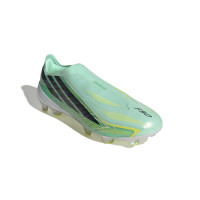 adidas F50 Hyperfast Elite Veterloze Gras Voetbalschoenen (FG) Mintgroen Zwart Wit