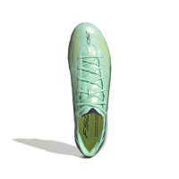 adidas F50 Hyperfast Elite Crampons Vissés Chaussures de Foot (SG) Vert Menthe Noir Blanc