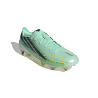 adidas F50 Hyperfast Elite Crampons Vissés Chaussures de Foot (SG) Vert Menthe Noir Blanc