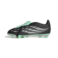 adidas Predator Club FT Gras / Kunstgras Voetbalschoenen (MG) Kids Zwart Zilver Mintgroen
