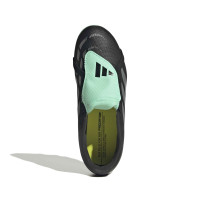 adidas Predator Club FT Gras / Kunstgras Voetbalschoenen (MG) Kids Zwart Zilver Mintgroen
