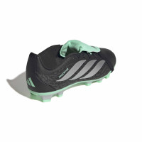 adidas Predator Club FT Gras / Kunstgras Voetbalschoenen (MG) Kids Zwart Zilver Mintgroen
