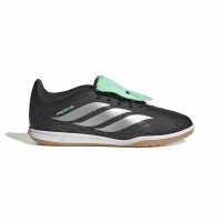 adidas Predator Club FT Zaalvoetbalschoenen (IN) Kids Zwart Zilver Mintgroen