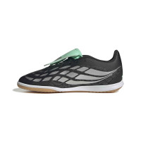 adidas Predator Club FT Zaalvoetbalschoenen (IN) Kids Zwart Zilver Mintgroen