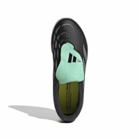adidas Predator Club FT Zaalvoetbalschoenen (IN) Kids Zwart Zilver Mintgroen