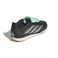 adidas Predator Club FT Zaalvoetbalschoenen (IN) Kids Zwart Zilver Mintgroen