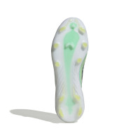 adidas F50 Hyperfast Elite Veterloze Gras Voetbalschoenen (FG) Kids Mintgroen Zwart Wit