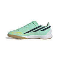 adidas F50 Hyperfast League Zaalvoetbalschoenen (IN) Kids Mintgroen Zwart Wit