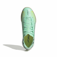 adidas F50 Hyperfast League Zaalvoetbalschoenen (IN) Kids Mintgroen Zwart Wit