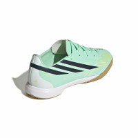 adidas F50 Hyperfast League Zaalvoetbalschoenen (IN) Kids Mintgroen Zwart Wit