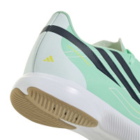 adidas F50 Hyperfast League Zaalvoetbalschoenen (IN) Kids Mintgroen Zwart Wit