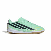 adidas F50 Hyperfast Club Chaussures de Foot en Salle (IN) Vert Menthe Noir Blanc