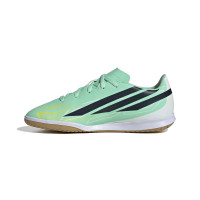 adidas F50 Hyperfast Club Chaussures de Foot en Salle (IN) Vert Menthe Noir Blanc