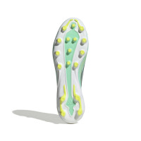 adidas F50 Hyperfast League Kunstgras Voetbalschoenen (AG) Mintgroen Zwart Wit