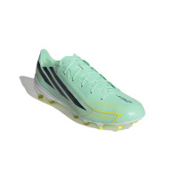 adidas F50 Hyperfast League Kunstgras Voetbalschoenen (AG) Mintgroen Zwart Wit